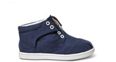 Thumbnail for your product : Toms Navy Canvas Tiny Botas