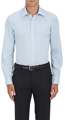 Luciano Barbera Men's Micro-Checked Cotton Shirt