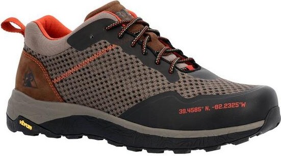 Rocky Men's Summit Elite Lo Top Hiking Boots Outdoor 9 Brown And Red