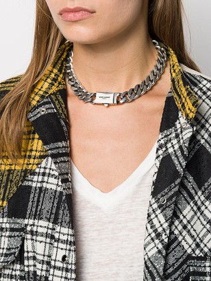 Saint Laurent Curb Chain Necklace - ShopStyle