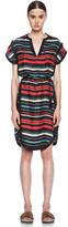 Thumbnail for your product : Etoile Isabel Marant Olan Printed Silk Dress in Black