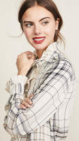 Thumbnail for your product : Frame Ruffle Plaid Shirt