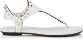 Thumbnail for your product : Jimmy Choo DARA FLAT Dara White Vacchetta Leather Sandals.