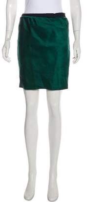 Lanvin Silk Mini Skirt