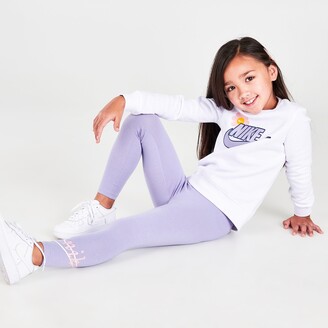 Nike Girls' Little Kids' Flower Child Crewneck Sweatshirt and Leggings Set  - ShopStyle