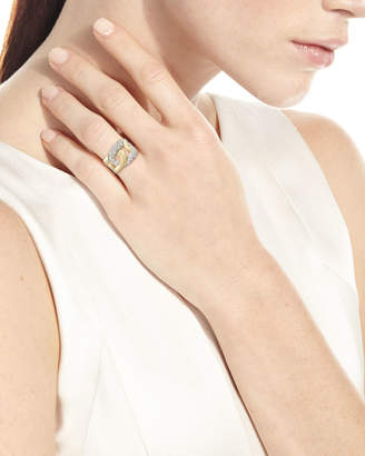 Pomellato Tango Diamond Link Ring in 18K Gold, Size 53