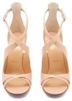 Thumbnail for your product : Christian Louboutin Malefissima 125 Patent Leather Pumps - Womens - Light Pink