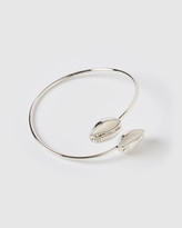 Thumbnail for your product : Miz Casa and Co - Women's Silver Cuffs - Cowrie Solid Bracelet - Size One Size at The Iconic