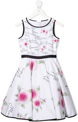 MonnaLisa Summer Vibes-Print Dress