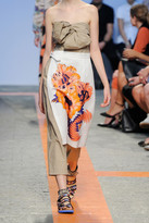 Thumbnail for your product : MSGM Embellished printed twill sandals