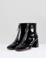 Thumbnail for your product : ASOS Rosemary Patent Mid Heeled Boots