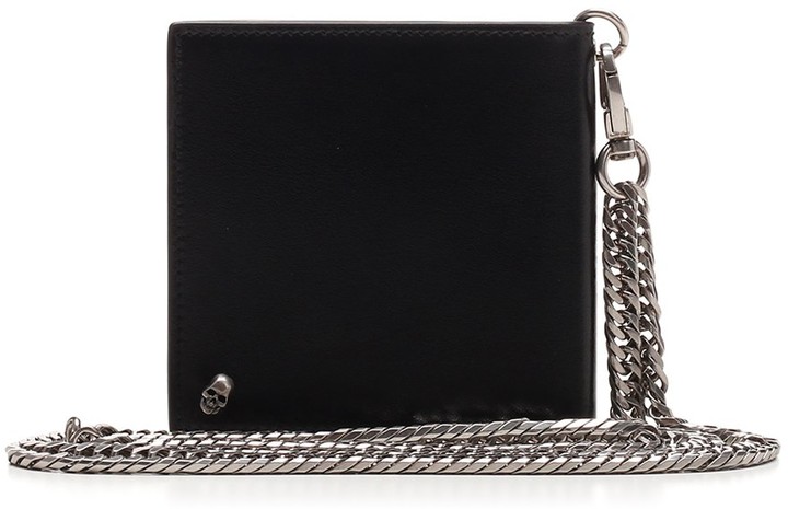 Alexander McQueen Bifold Chain Wallet - ShopStyle