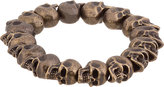 Thumbnail for your product : Alexander McQueen Bronze Skull Bead Bracelet
