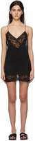 Thumbnail for your product : Saint Laurent Black Silk Charmeuse Dress