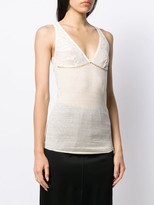 Thumbnail for your product : Forte Forte Lace Panel Tank Top