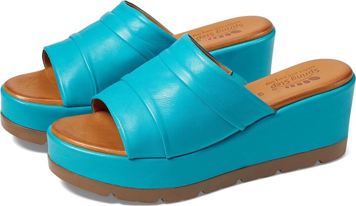(取寄) スプリング ステップ レディース アラートン Spring Step women Allerton Turquoise Spring Step Allerton Women's Sandals Turquoise : EU 40 (US Women's