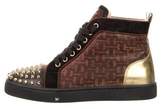 Thumbnail for your product : Christian Louboutin Spiked Metallic Sneakers Gold Spiked Metallic Sneakers