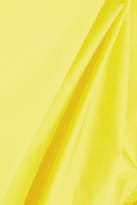 Thumbnail for your product : Tibi One-shoulder Cotton-poplin Top - Yellow