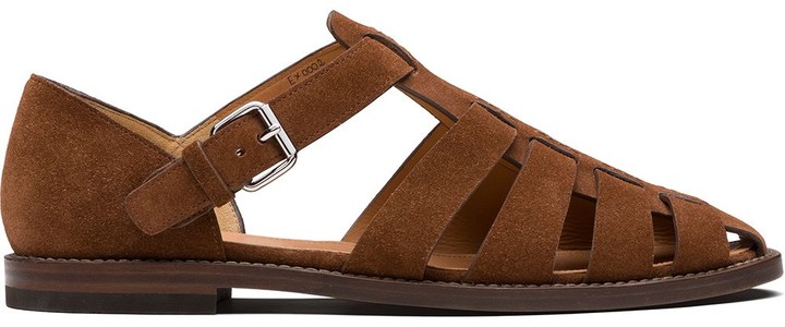 Church's Fisherman suede sandals - ShopStyle
