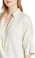 Thumbnail for your product : Lou & Grey Plaid Wrap Top