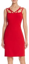 Thumbnail for your product : Laundry by Shelli Segal Multi-Strap Crepe Dress