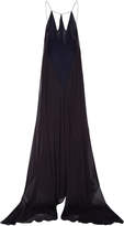 Thumbnail for your product : Zac Posen Draped Silk Maxi Dress