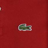 Thumbnail for your product : Lacoste LacosteBoys Red Long Sleeve Pique Polo Shirt