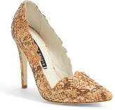 Thumbnail for your product : Alice + Olivia 'Dina Rose' Laser Cut Leather Pump (Women)