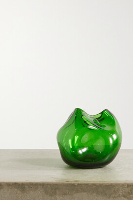 COMPLETEDWORKS The Bubble To End All Bubbles Medium Recycled Glass Vase - Green