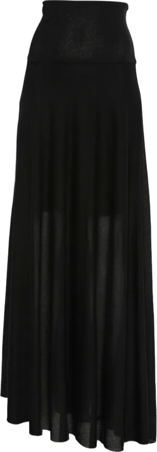 RUOHAN High-Waisted Maxi Skirt