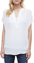 Thumbnail for your product : Vince Cap Sleeve Popover Top