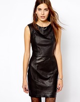 Thumbnail for your product : MANGO Leather Body Con Dress