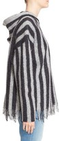 Thumbnail for your product : Alexander Wang Women's T By Fringe Stripe Hoodie