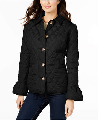 Charter Club Quilted Bell-Sleeve Jacket, Created for Macy's