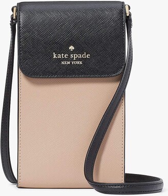 NEW Kate Spade Black Staci Saffiano Leather North South Crossbody