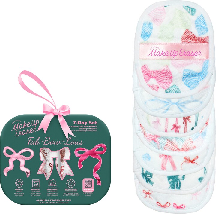 The Original MakeUp Eraser Fab-BOW-Lous 7-Day Reusable MakeUp Eraser Set