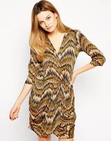 Thumbnail for your product : Traffic People Zig Zag Wrap Dress