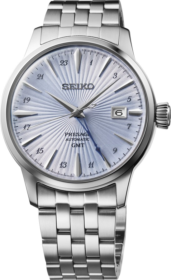 Seiko Presage Cocktail Time Automatic GMT Bracelet Watch 40.5mm