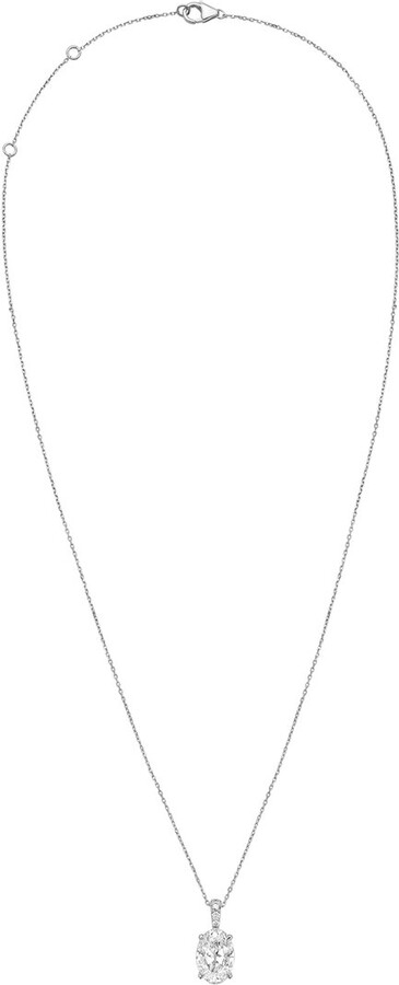 Diana M Lab Grown Diamonds Diana M. 14K 3.15 ct. tw. Lab-Grown Diamond Pendant Necklace