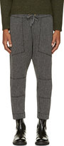 Thumbnail for your product : Robert Geller Gray Wool Knit Richard Lounge Pants