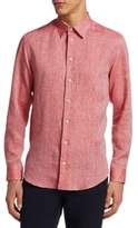 Thumbnail for your product : Emporio Armani Washed Linen Button-Down Shirt