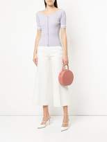 Thumbnail for your product : Loveless contrast cuff rib knit top