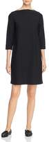 Thumbnail for your product : Eileen Fisher Boat-Neck Shift Dress