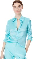 Thumbnail for your product : Alice + Olivia Willa Fitted Placket Top
