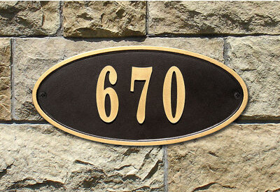 Qualarc Claremont 1-Line Wall Address Plaque