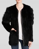 Thumbnail for your product : Elizabeth and James Jacket - Tarra Fur