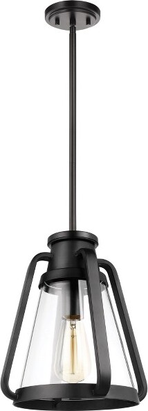 Nuvo Lighting NuvoLightingEverett1-LightPendantinMatteBlack