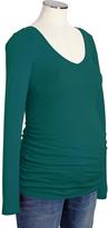 Thumbnail for your product : Old Navy Maternity Side-Shirred V-Neck Tees