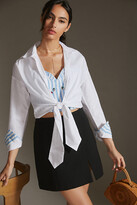 Thumbnail for your product : Maeve Buttondown Tie Front Shirt