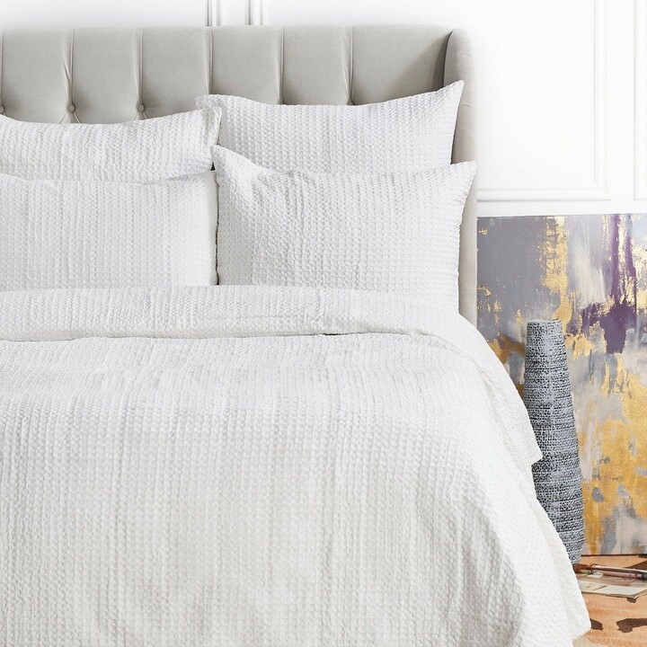 EY Essentials Waffle Dove King Coverlet ShopStyle